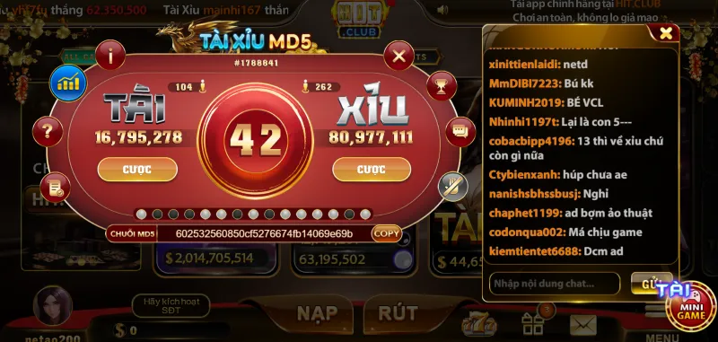 Tài xỉu MD5
